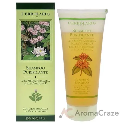 Picture of Purifying Shampoo by LErbolario for Unisex - 6.7 oz Shampoo