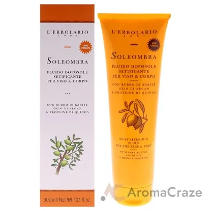 Picture of Soleombra Silky After-Sun Fluid by LErbolario for Unisex - 10.1 oz Sunscreen