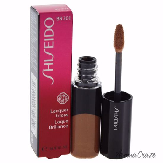 Shiseido Lacquer Gloss # BR301 Mocha Lip Gloss for Women 0.2