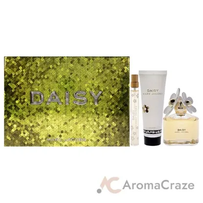 Picture of Daisy by Marc Jacobs for Women - 3 Pc Gift Set 3.3oz EDT Spray, 0.33oz EDT Spray (Mini), 2.5oz Body Lotion