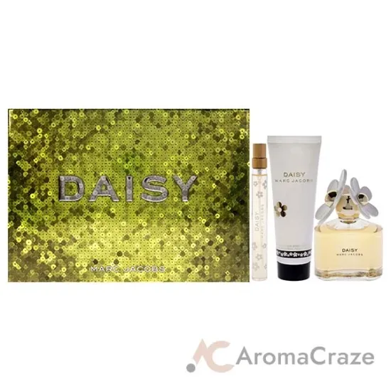 Picture of Daisy by Marc Jacobs for Women - 3 Pc Gift Set 3.3oz EDT Spray, 0.33oz EDT Spray (Mini), 2.5oz Body Lotion