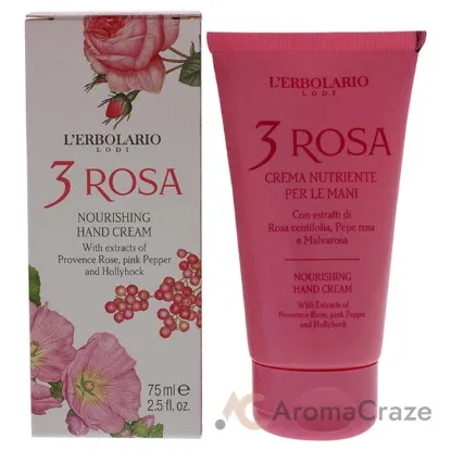 Picture of Nourishing Hand Cream - 3 Rosa by LErbolario for Unisex - 2.5 oz Cream