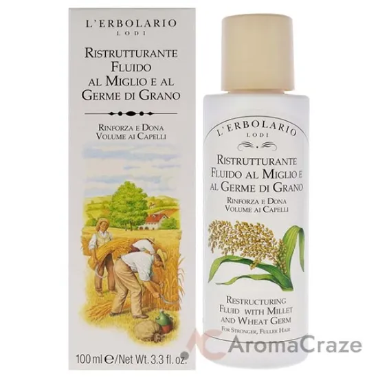 Picture of Restructuring Fluid - Millet and Wheat Germ by LErbolario for Unisex - 3.3 oz Fluid