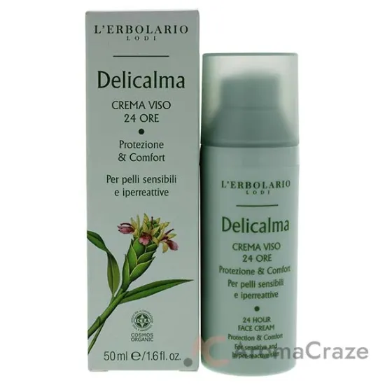 Picture of Delicalma 24 Hours Face Cream by LErbolario for Unisex - 1.6 oz Cream