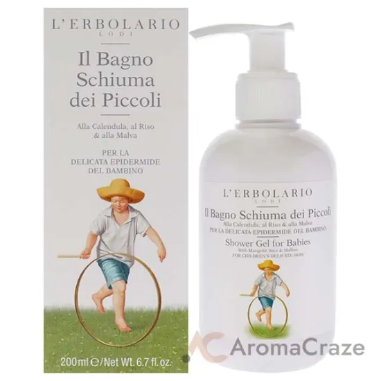 Picture of Shower Gel for Babies by LErbolario for Kids - 6.7 oz Shower Gel