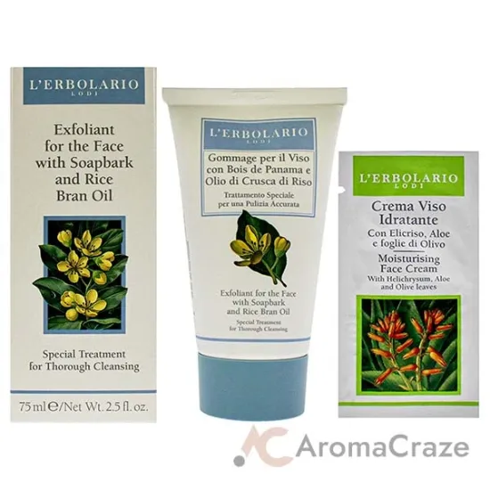 Picture of Exfoliant Soapbark - Rice Bran Oil by LErbolario for Unisex - 2.5 oz Cleanser