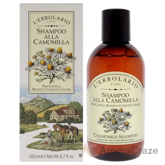 Picture of Blond and Light Brown Hair Shampoo - Chamomile by LErbolario for Unisex - 6.7 oz Shampoo