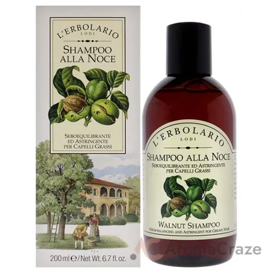 Picture of Shampoo - Walnut by LErbolario for Unisex - 6.7 oz Shampoo