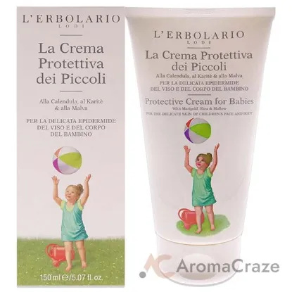 Picture of Protective Cream For Babies by LErbolario for Kids - 5.07 oz Cream