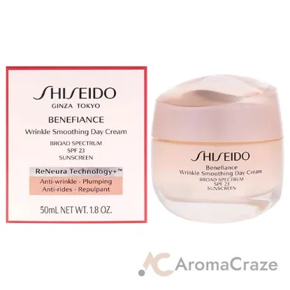 Picture of Benefiance Wrinkle Smoothing Day Cream SPF 23 by Shiseido for Unisex - 1.8 oz Cream