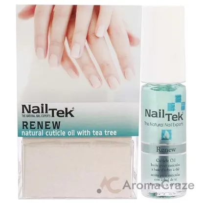 Picture of Renew Natural Cuticle Oil with Tea Tree by Nail Tek for Women - 24 x 0.11 oz Nail Treatment