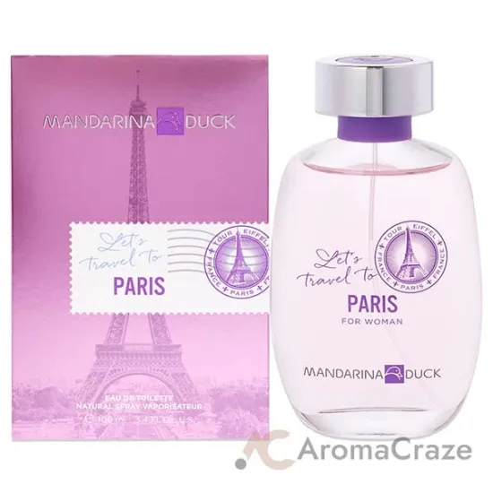 Picture of Lets Travel To Paris by Mandarina Duck for Women - 3.4 oz EDT Spray