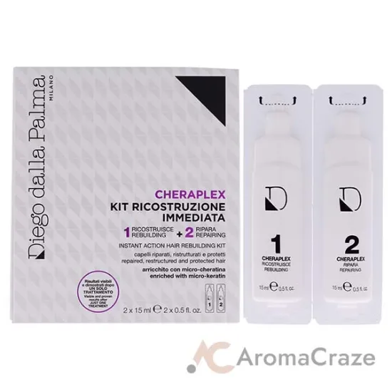 Picture of Cheraplex Instant Action Hair Rebuilding Kit by Diego Dalla Palma for Unisex - 2 x 0.5 oz Treatment