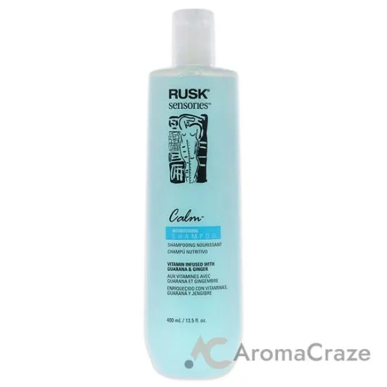 Picture of Sensories Calm Guarana and Ginger Nourishing Shampoo by Rusk for Unisex - 13.5 oz Shampoo