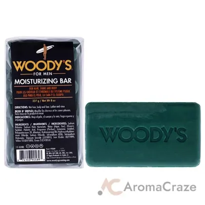 Picture of Moisturizing Body Bar by Woodys for Unisex - 8 oz Soap
