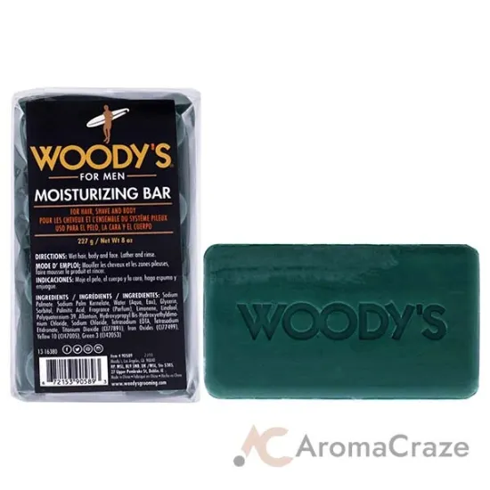 Picture of Moisturizing Body Bar by Woodys for Unisex - 8 oz Soap