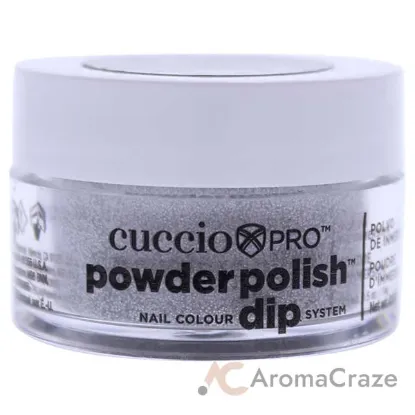 Picture of Pro Powder Polish Nail Colour Dip System - Silver with Rainbow Mica by Cuccio Colour for Women - 0.5 oz Nail Powder