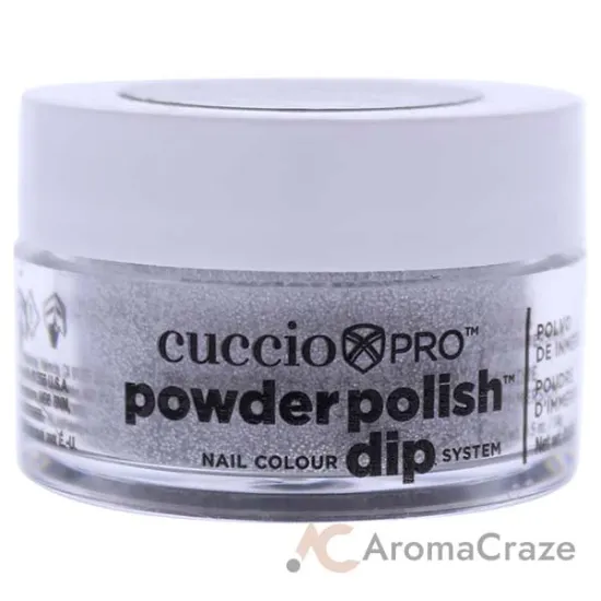 Picture of Pro Powder Polish Nail Colour Dip System - Silver with Rainbow Mica by Cuccio Colour for Women - 0.5 oz Nail Powder