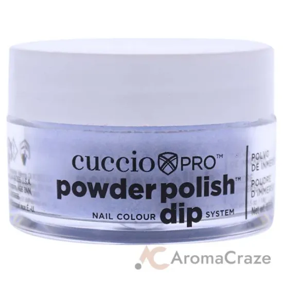 Picture of Pro Powder Polish Nail Colour Dip System - Baby Blue Glitter by Cuccio Colour for Women - 0.5 oz Nail Powder