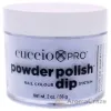 Picture of Pro Powder Polish Nail Colour Dip System - Baby Blue Glitter by Cuccio Colour for Women - 1.6 oz Nail Powder