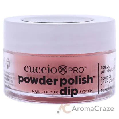 Picture of Pro Powder Polish Nail Colour Dip System - Peach by Cuccio Colour for Women - 0.5 oz Nail Powder