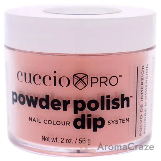 Picture of Pro Powder Polish Nail Colour Dip System - Peach by Cuccio Colour for Women - 1.6 oz Nail Powder