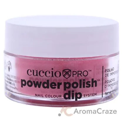 Picture of Pro Powder Polish Nail Colour Dip System - Rose with Rainbow Mica by Cuccio Colour for Women - 0.5 oz Nail Powder