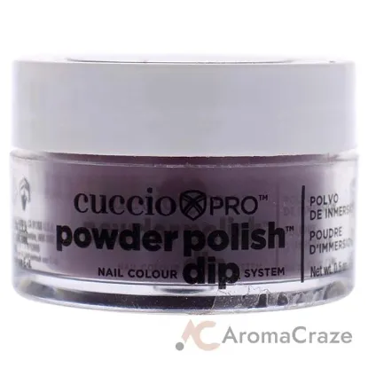 Picture of Pro Powder Polish Nail Colour Dip System - Plum with Black Undertones by Cuccio Colour for Women - 0.5 oz Nail Powder