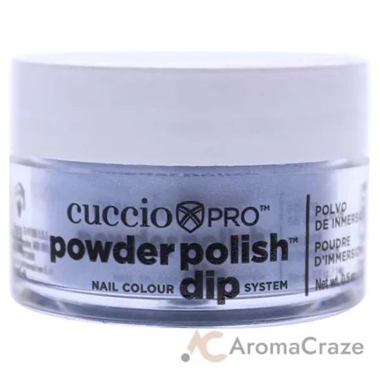 Picture of Pro Powder Polish Nail Colour Dip System - Blue with Blue Mica by Cuccio Colour for Women - 0.5 oz Nail Powder