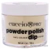 Picture of Pro Powder Polish Nail Colour Dip System - Metallic Lemon Gold by Cuccio Colour for Women - 1.6 oz Nail Powder