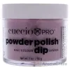 Picture of Pro Powder Polish Nail Colour Dip System - Pink with Silver Glitter by Cuccio Colour for Women - 1.6 oz Nail Powder