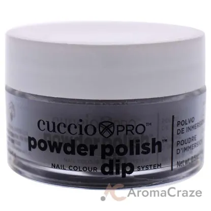 Picture of Pro Powder Polish Nail Colour Dip System - Black With Red Glitter by Cuccio Colour for Women - 0.5 oz Nail Powder