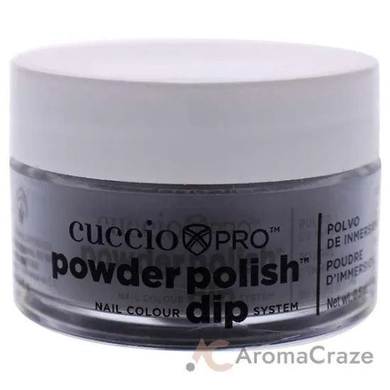 Picture of Pro Powder Polish Nail Colour Dip System - Black With Red Glitter by Cuccio Colour for Women - 0.5 oz Nail Powder