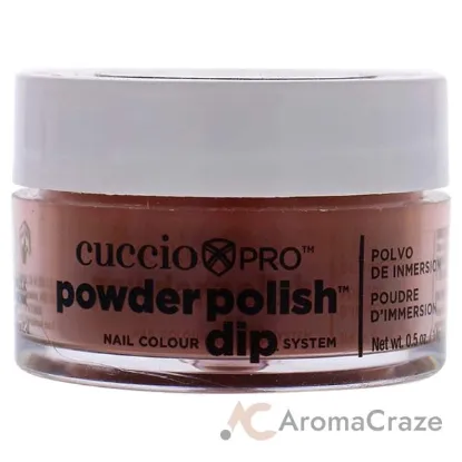 Picture of Pro Powder Polish Nail Colour Dip System - Brick Orange by Cuccio Colour for Women - 0.5 oz Nail Powder