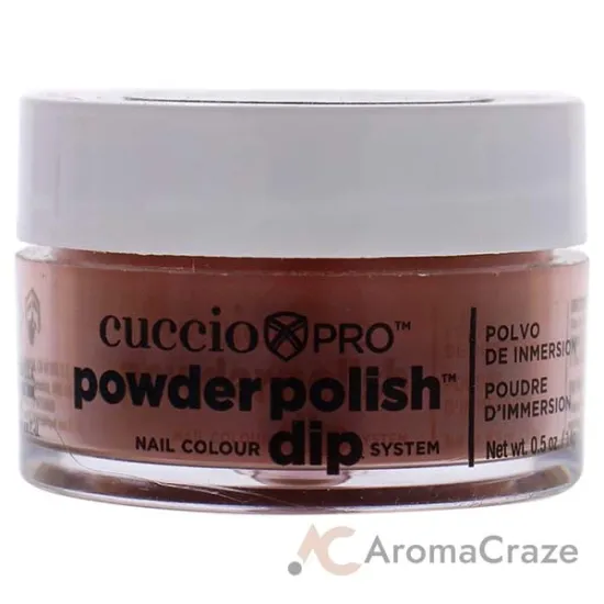 Picture of Pro Powder Polish Nail Colour Dip System - Brick Orange by Cuccio Colour for Women - 0.5 oz Nail Powder
