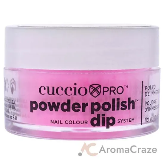 Picture of Pro Powder Polish Nail Colour Dip System - Bright Neon Pink by Cuccio Colour for Women - 0.5 oz Nail Powder