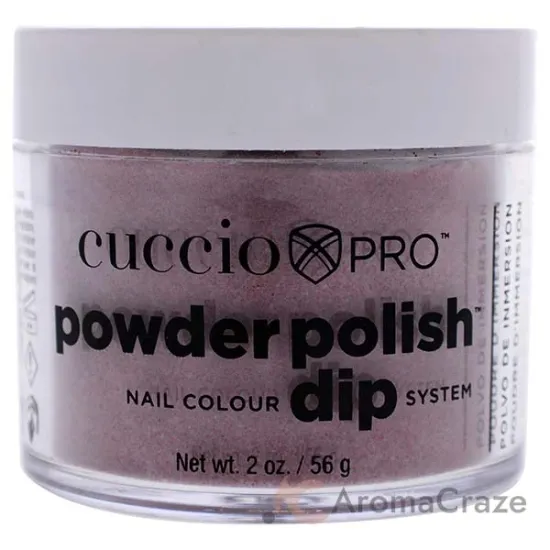Picture of Pro Powder Polish Nail Colour Dip System - Dark Red Glitter by Cuccio Colour for Women - 1.6 oz Nail Powder