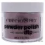 Picture of Pro Powder Polish Nail Colour Dip System - Dark Red Glitter by Cuccio Colour for Women - 1.6 oz Nail Powder