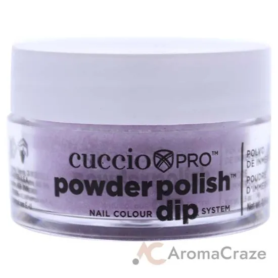 Picture of Pro Powder Polish Nail Colour Dip System - Fuchsia Pink Glitter by Cuccio Colour for Women - 0.5 oz Nail Powder