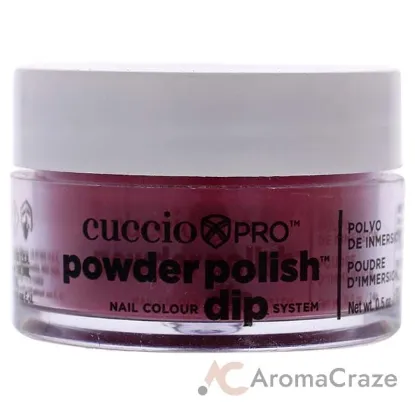 Picture of Pro Powder Polish Nail Colour Dip System - Fuchsia With Rainbow Mica by Cuccio Colour for Women - 0.5 oz Nail Powder