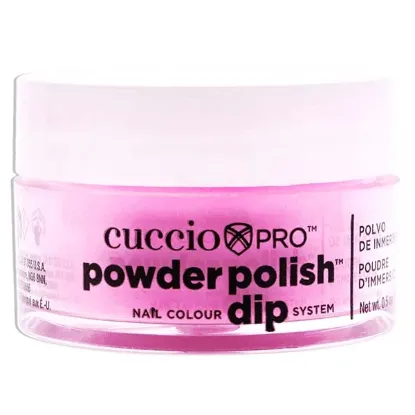 Picture of Pro Powder Polish Nail Colour Dip System - Neon Pink by Cuccio Colour for Women - 0.5 oz Nail Powder