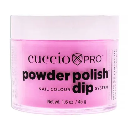 Picture of Pro Powder Polish Nail Colour Dip System - Neon Pink by Cuccio Colour for Women - 1.6 oz Nail Powder