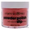 Picture of Pro Powder Polish Nail Colour Dip System - Orange With Gold Mica by Cuccio Colour for Women - 1.6 oz Nail Powder