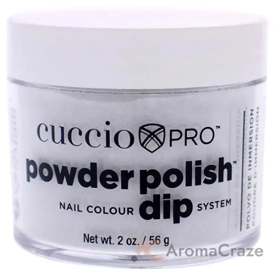 Picture of Pro Powder Polish Nail Colour Dip System - Platinum Silver Glitter by Cuccio Colour for Women - 1.6 oz Nail Powder