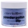 Picture of Pro Powder Polish Nail Colour Dip System - Purple With Red Glitter by Cuccio Colour for Women - 1.6 oz Nail Powder