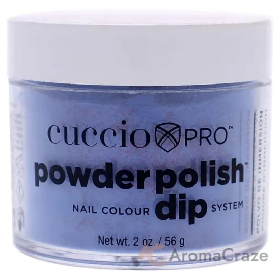 Picture of Pro Powder Polish Nail Colour Dip System - Purple With Red Glitter by Cuccio Colour for Women - 1.6 oz Nail Powder