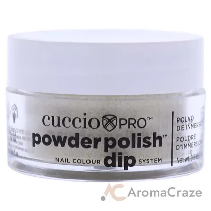 Picture of Pro Powder Polish Nail Colour Dip System - Rich Gold Glitter by Cuccio Colour for Women - 0.5 oz Nail Powder