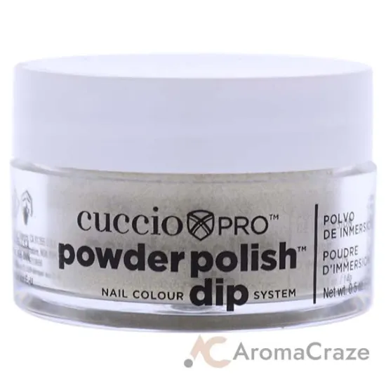 Picture of Pro Powder Polish Nail Colour Dip System - Rich Gold Glitter by Cuccio Colour for Women - 0.5 oz Nail Powder