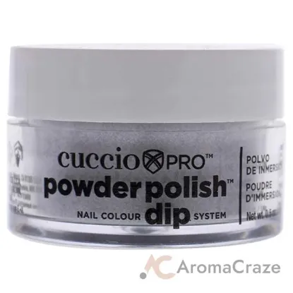 Picture of Pro Powder Polish Nail Colour Dip System - Silver Glitter by Cuccio Colour for Women - 0.5 oz Nail Powder