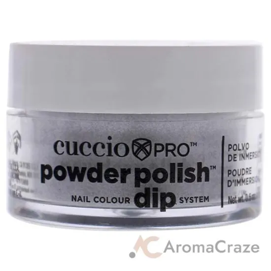 Picture of Pro Powder Polish Nail Colour Dip System - Silver Glitter by Cuccio Colour for Women - 0.5 oz Nail Powder